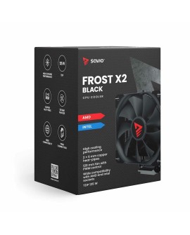 SAVIO CHŁODZENIE CPU FROST BLACK X2