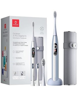 Zestaw szczoteczek sonicznych Oclean X Pro Digital Set (srebrny)