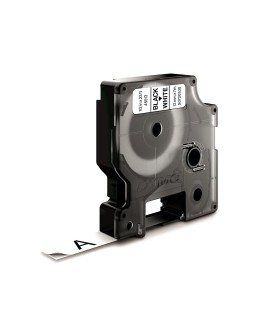 DYMO D1 - Standard Etykiety - Czarno na białym - 12mm x 7m