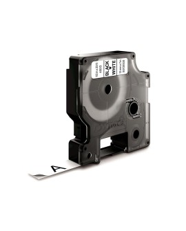 DYMO D1 - Standard Etykiety - Czarno na białym - 12mm x 7m