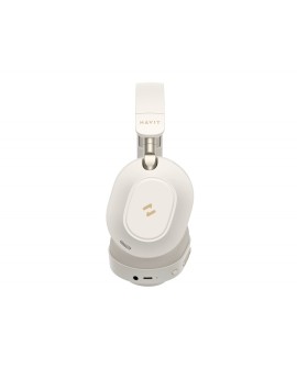 Słuchawki bezprzew. bluetooth Havit H668BT beżowy