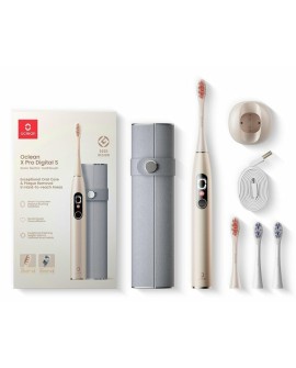 Zestaw szczoteczek sonicznych Oclean X Pro Digital Set (Złoty)