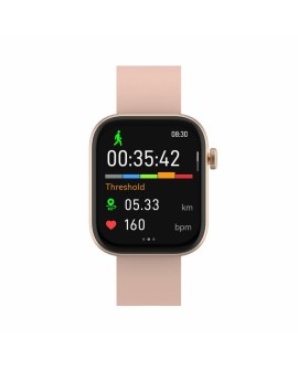 Denver SWC-185RO smartwatch / zegarek sportowy 4,7 cm (1.85") AMOLED Cyfrowy 390 x 450 px Ekran dotykowy Różowy