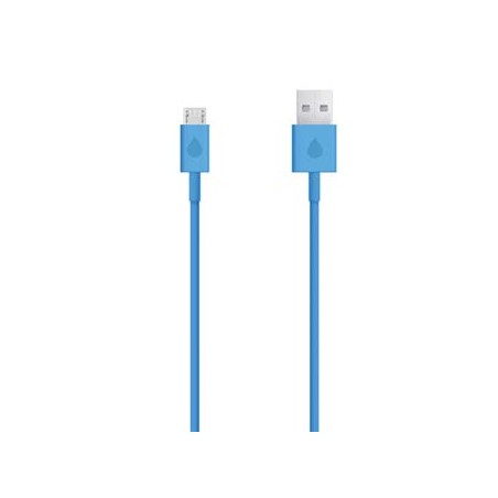 USB kabel (2.0), USB A M - microUSB (M), 1m, niebieski, EOL