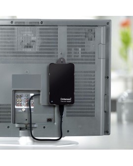 Intenso MEMORY PLAY - Festplatte - 2TB - extern (tragbar) - 2.5" (6,4 cm) - USB3.0 - 5400 U/min - Puffer: 8MB - Schwarz