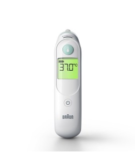 Braun ThermoScan 6 Termometr kontaktowy Biały Ucho Przyciski