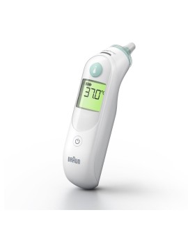 Braun ThermoScan 6 Termometr kontaktowy Biały Ucho Przyciski