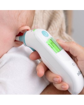 Braun ThermoScan 6 Termometr kontaktowy Biały Ucho Przyciski