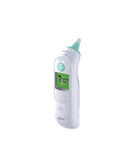 Braun ThermoScan 6 Termometr kontaktowy Biały Ucho Przyciski