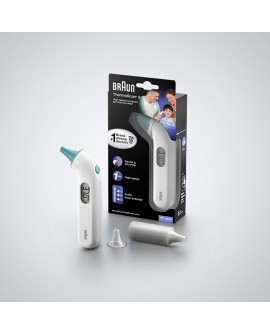 Braun ThermoScan 3 Kontaktowy Biały Ucho