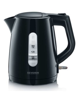 SEVERIN CZAJNIK ELEKTRYCZNY 1L, PLASTIK, ZAKRYTA GRZAŁKA, WSKAŹNIK POZIOMU WODY, ZAKRYTY ELEMENT GRZEJNY, MOC 2200W WK3410