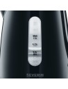 SEVERIN CZAJNIK ELEKTRYCZNY 1L, PLASTIK, ZAKRYTA GRZAŁKA, WSKAŹNIK POZIOMU WODY, ZAKRYTY ELEMENT GRZEJNY, MOC 2200W WK3410