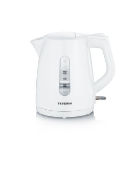 SEVERIN CZAJNIK ELEKTR. 1L , ZAKRYTA GRZAŁKA, WSKAŹNIK POZIOMU WODY, ANTYPOŚLIZGOWE NÓŻKI, PLASTIK, MOC 2200W WK3411