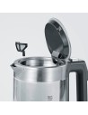 SEVERIN CZAJNIK ELEKTR. SZKŁO-STAL, REG. TEMP. W RĄCZCE, ZAKRES TEMP. 40°C-100°C, POJ. 0,5L, ZAKRYTA GRZAŁKA, 1100W WK3458