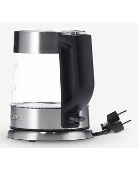 SEVERIN CZAJNIK ELEKTR. SZKŁO-STAL, POJ. 1 L, ZAKRYTA GRZAŁKA, FILTR ANTYWAPNIOWY, LAMPKA KONTROLNA, MOC 2200W WK3468