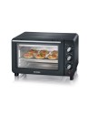 SEVERIN MINI PIEKARNIK PÓJ. 14 L, TEMP. 230°C, W ZESTAWIE RUSZT DO GRILLOWANIA, BLACHA I TACKA NA OKRUCHY, MOC 1200W TO2042