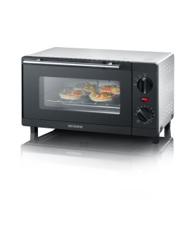 SEVERIN MINI PIEKARNIK, POJEMNOŚĆ 9 LITR., TIMER DO 60 MIN., KRATKA DO GRILLOWANIA I PIECZENIA, MOC 800 W TO2052