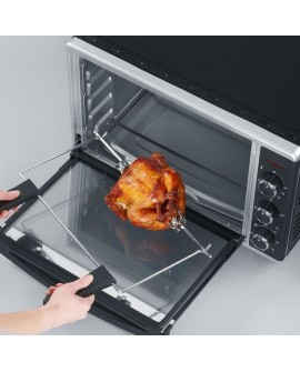 SEVERIN MINI PIEKARNIK, TERMOOBIEG, TEMP. DO 230°C, TIMER DO 120 MIN, KAMIEŃ DO PIZZY, RUSZT, ROŻEN , 42 L, 1800W TO2058