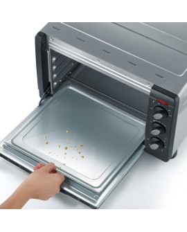 SEVERIN MINI PIEKARNIK, 20 L, TIMER DO 60 MIN, TEMP. OD 100°C DO 230°C, TACA, BLACHA, RUSZT DO GRILLOWANIA, MOC 1500W TO2067