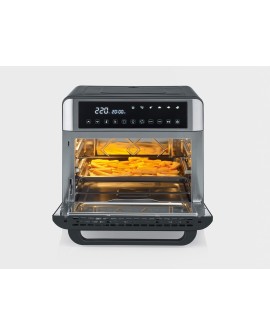 SEVERIN MINI PIEKARNIK Z FUNKCJĄ AIR FRYER, 12 AUTO. PROGRAMÓW, WYŚWIELACZ DOTYKOWY LED, TEMP. 40°C-220°C, 25 L ,2200W TO2077