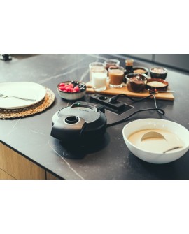 SEVERIN WAFLOWNICA, KSZTAŁT GOFRÓW SERCE, STAL, POWŁOKA ZAPOBIEGA. PRZYWIERANIU, MOC 1300W WA2103