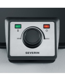 SEVERIN WAFLOWNICA PODWÓJNA, KSZTAŁ GOFRÓW SERCA, POWŁOKA ANTYADHEZYJNA, STAL, MOC 1200W WA2106