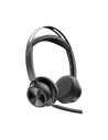 POLY Zestaw słuchawkowy Voyager Focus 2 z certyfikatem Microsoft Teams USB-C-C + przejściówka USB-C/A + podstawka ładująca