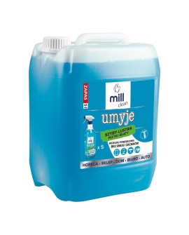 MILL CLEAN UMYJE Płyn do mycia szyb, luster, glazury 5L (opak.zb 1 szt.)