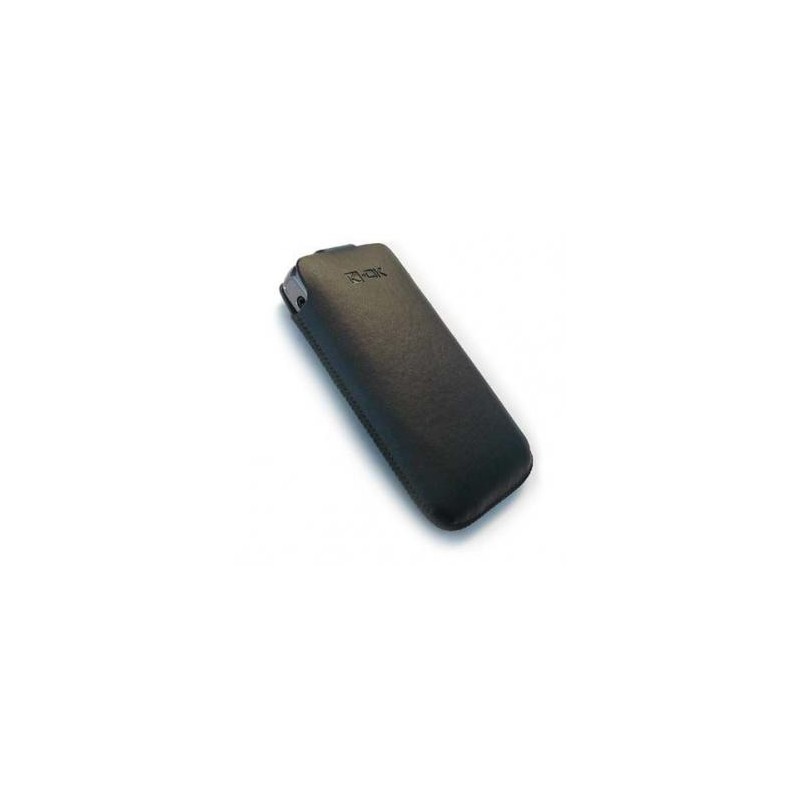 Opakowanie na telefon, czarne, imitacja skóry, 97x50x16, EOL