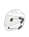 Interkom motocyklowy INTERPHONE U-COM 4, komplet na 1 kask