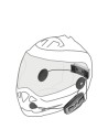 Interkom motocyklowy INTERPHONE U-COM 16, komplet na 1 kask