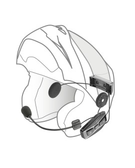 Interkom motocyklowy INTERPHONE U-COM 16, komplet na 1 kask