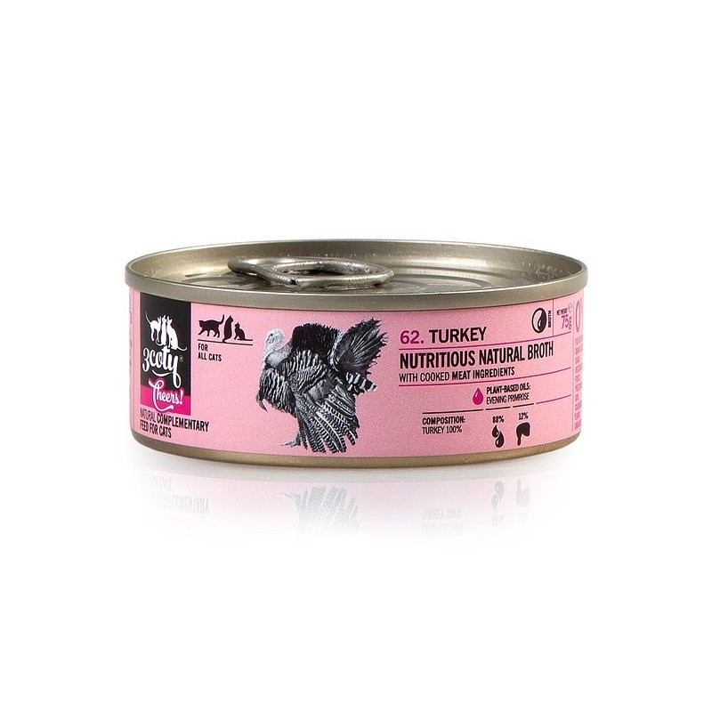 3Coty TURKEY Cheers! Complementary feed for cats 75g