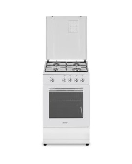 Simfer | Kuchenka | 4401SGRBB.1 | Typ płyty gazowej | Typ piekarnika Gazowy | Biały | Szerokość 50 cm | Głębokość 55 cm | 49 L