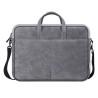 Torba na  notebook 15,6", SOLID, szara, imitacja skóry, Defender