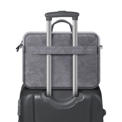 Torba na  notebook 15,6", SOLID, szara, imitacja skóry, Defender