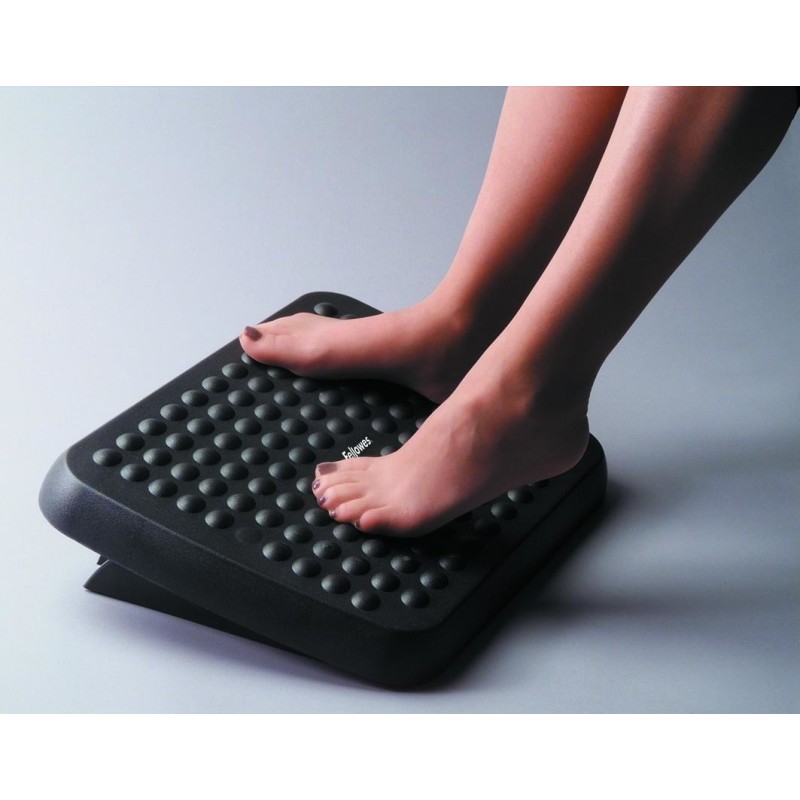 Fellowes Ergonomia podnóżek ergonomiczny biurowy pod stopy, czarny