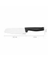 Fiskars 1051761 nóź kuchenny Stal nierdzewna 1 szt. Nóż Santoku