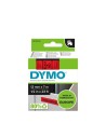 DYMO D1 - Standard Etykiety - Czarny na czerwonym - 12mm x 7m