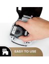 DYMO D1 - Standard Etykiety - Czarny na czerwonym - 12mm x 7m