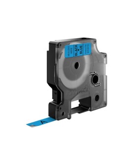 DYMO D1 - Standard Etykiety - Czarny na niebieskim - 9mm x 7m