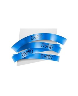 DYMO D1 - Standard Etykiety - Czarny na niebieskim - 9mm x 7m