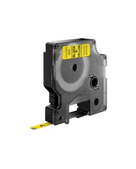 DYMO D1 - Standard Etykiety - Czarny na żółtym - 6mm x 7m