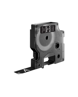 Taśma Do drukarek DYMO D1 12 mm x 7 m biały/czarny (12mm )