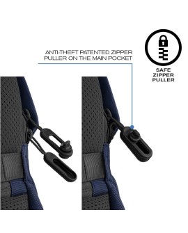 XD DESIGN PLECAK ANTYKRADZIEŻOWY BOBBY SOFT GRANATOWY P/N: P705.795