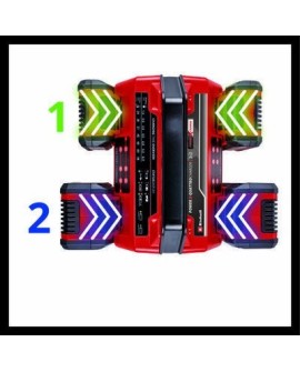 Ładowarka poczwórna 2x2 Power X 4A 4512102 EINHELL