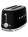 Toster Smeg TSF02BLEU czarny 4 kromek, metalowa obudowa
