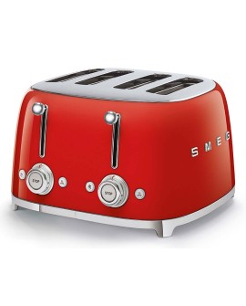 Toster Smeg TSF03RDEU 4 kromek czerwony 2000 W