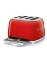 Toster Smeg TSF03RDEU 4 kromek czerwony 2000 W