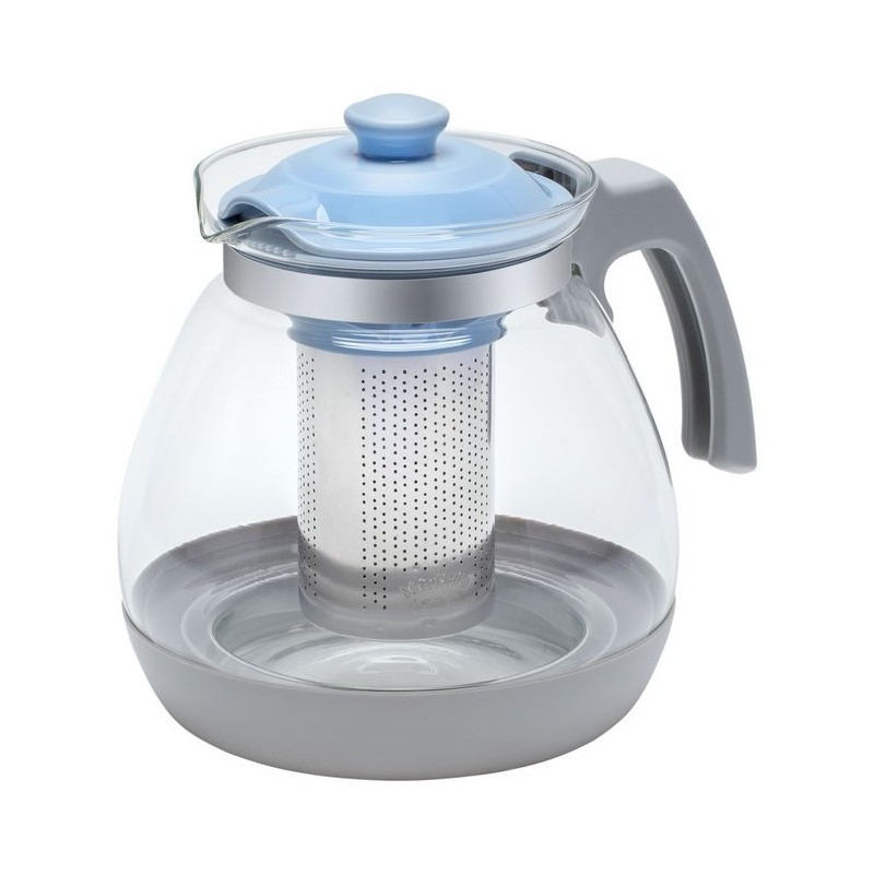 Resto Kitchenware 90511 dzbanek do herbaty Pojedynczy dzbanek 1600 ml Niebieski, Szary